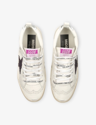 Golden Goose Star Mid-top Sneakers In White/oth