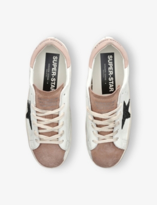 Golden Goose Deluxe Brand Women Super-star Classic With List Low-top Leather Sneakers In White/oth