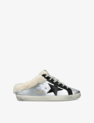 GOLDEN GOOSE: Super Star Sabot Leather Low-Top Trainers