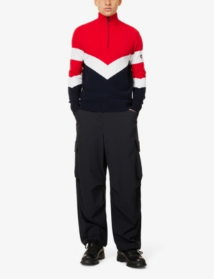 FUSALP: Donovan brand-patch knitted jumper