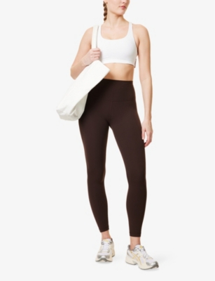 LULULEMON: Align HR Brand-Print Tapered-Leg Mid-Rise Stretch-Woven Leggings