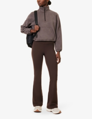 LULULEMON: Groove SHR Nulu flared straight-leg high-rise stretch-woven leggings