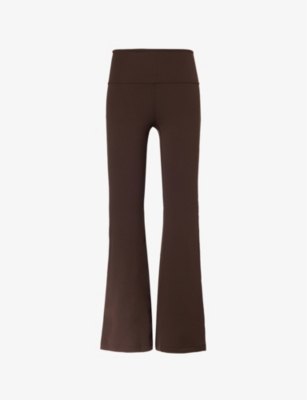 LULULEMON: Groove SHR Nulu flared straight-leg high-rise stretch-woven leggings