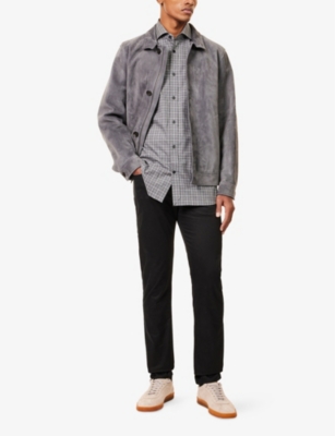 Check Long-Sleeve Cotton Shirt