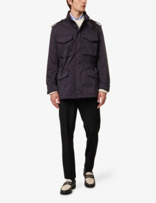 Technical Field Hooded Woven Jacket