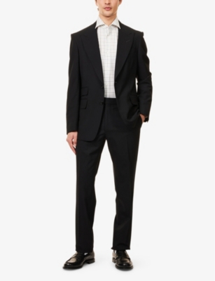 DUNHILL: Check-Pattern Regular-Fit Cotton Shirt
