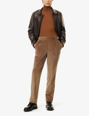 DUNHILL MENS DUNHILL TURTLENECK KNITTED CASHMERE JUMPER 