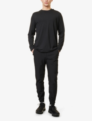 Lululemon Mens  License To Train Regular-fit Stretch-woven Jogging Bottoms In Black
