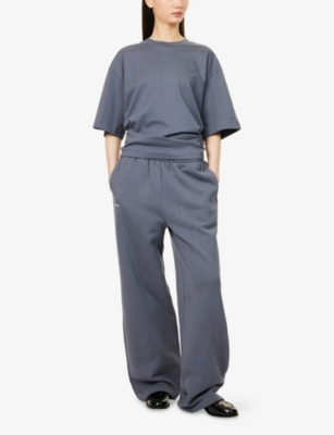 PANGAIA: DNA Straight-Leg Cotton-Jersey Jogging Bottoms