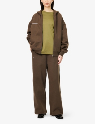 PANGAIA: DNA Straight-Leg Cotton-Jersey Jogging Bottoms