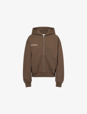 PANGAIA: DNA Zipped Cotton-Jersey Hoody