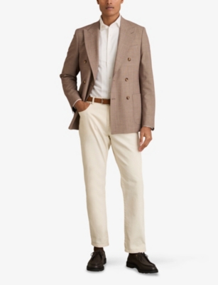 REISS: Carvalho Long-Sleeved Cotton Shirt
