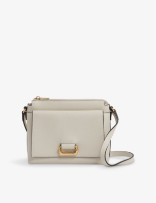 REISS: Moya Leather Cross-Body Bag