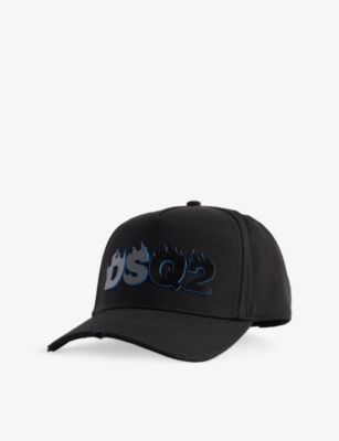 DSQUARED2: Spiker Logo-Embroidered Cotton Cap