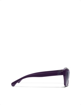 CHANEL: CH5540 Butterfly-Frame Acetate Sunglasses