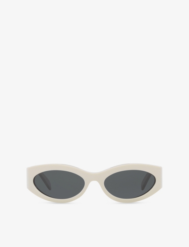 CL40288I Monochroms Cat Eye-Frame Acetate Sunglasses