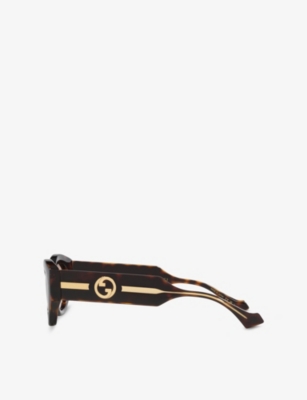 GUCCI: GG1553S Cat-Eye Acetate Sunglasses