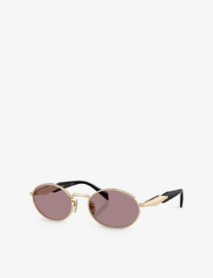 Prada Metal Pr65zs Sunglasses In Gold