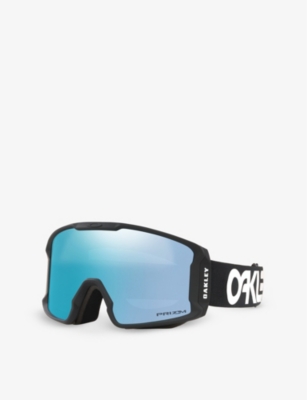 OAKLEY WOMENS BLACK OO7093 LINE MINER™ SHIELD-FRAME O MATTER SNOW GOGGLES 