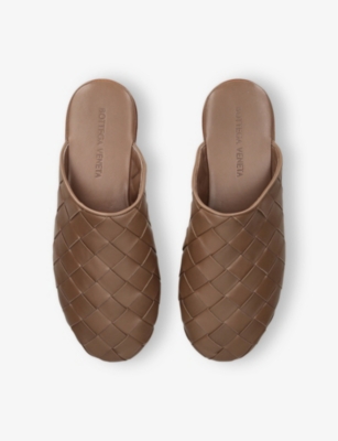 BOTTEGA VENETA: Sunday Woven Leather Mules