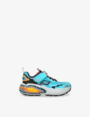 SKECHERS: Kids' Mega Kraft 4K Woven Low-Top Trainers