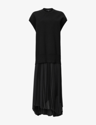 Allsaints Leia Harley Maxi Dress In Black