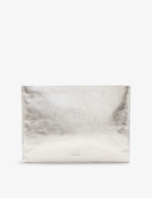 ALLSAINTS WOMENS ALLSAINTS BETTINA LEATHER CLUTCH BAG