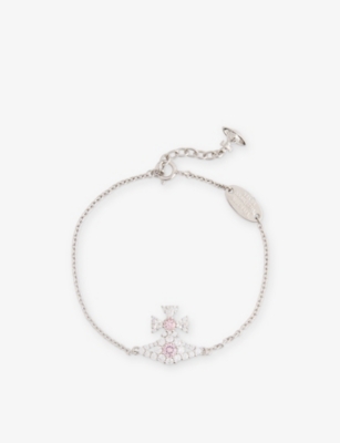 VIVIENNE WESTWOOD JEWELLERY: Masha Sterling-Silver and Cubic Zirconia Bracelet