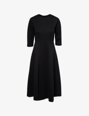 S MAX MARA - Pensile short-sleeve stretch-woven midi dress | Selfridges.com