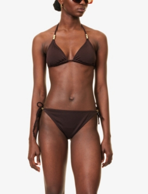 HEIDI KLEIN: Coco rope-tie triangle bikini top
