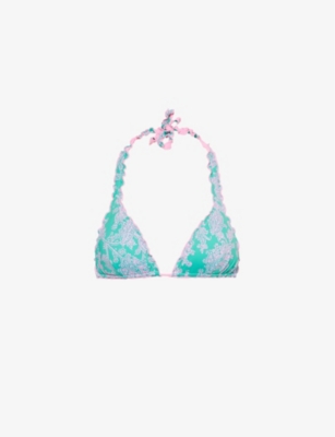 Heidi Klein Santa Rosa Bikini Top In Prt-prt