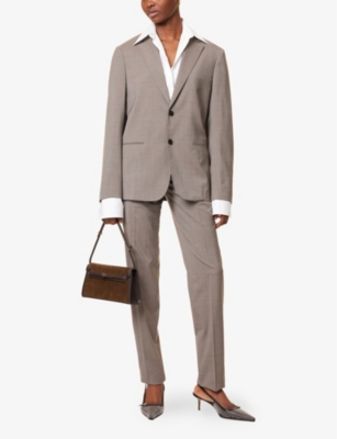 THEORY: Curtis Travel Tapered-Leg Wool-Blend Trousers