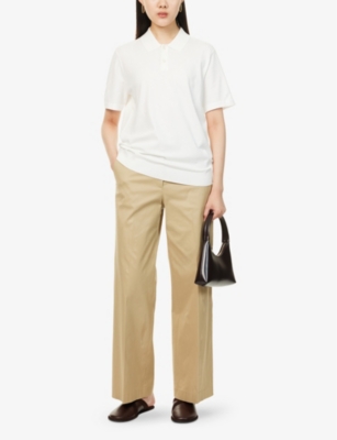 THEORY: Goris Short-Sleeves Knitted Polo Shirt