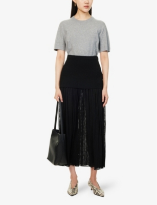 THEORY: Soris Round-Neck Knitted T-Shirt