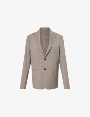 THEORY: Clinton Melange Wool-Blend Travel Blazer