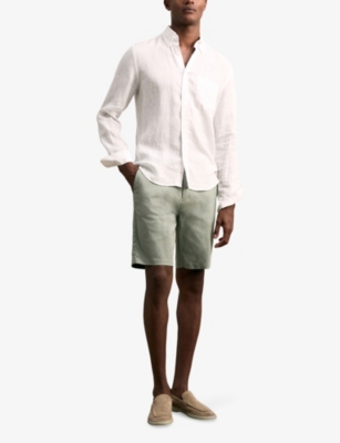 REISS: Wicket Stretch-Cotton Chino Shorts