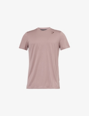 GYMSHARK: Run Club Logo-print Woven T-Shirt