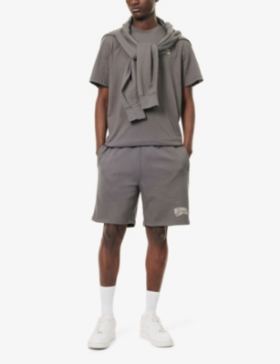 Billionaire Boys Club Mens Space Grey Arch Brand-print Cotton-jersey Shorts In Space Grey
