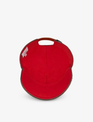 Christian Louboutin Mens Silex Enky Mooncrest Corduroy Cotton Cap In Silex