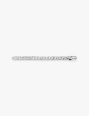 CHRISTIAN LOUBOUTIN MENS CHRISTIAN LOUBOUTIN CABATA SPIKES LEATHER BRACELET 