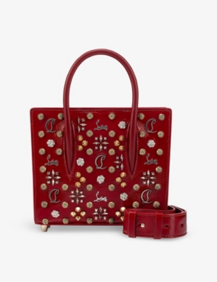 CHRISTIAN LOUBOUTIN: Paloma mini leather tote bag