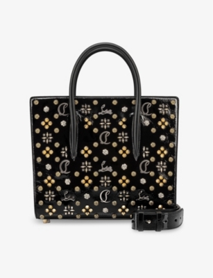 CHRISTIAN LOUBOUTIN: Paloma S Medium leather top-handle bag