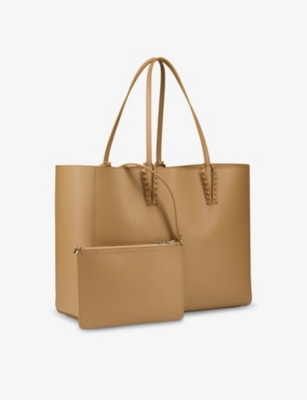 Christian Louboutin Womens  Cabata Soft Large Leather Tote Bag In Lionne