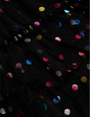 BOB & BLOSSOM: Spot tiered tulle cape