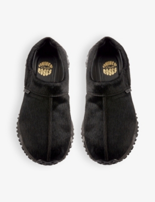 CLARKS X MARTINE ROSE WOMENS CLARKS X MARTINE ROSE CLOG 1 SLIP-ON LEATHER CLOGS 