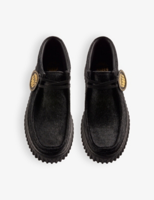 Clarks X Martine Rose Womens  Martine Rose X Clarks Torhill Leather Ankle Boots In Black Int Lea