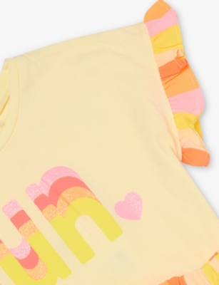 BILLIE BLUSH: Sun T-Shirt and Shorts Set 2-12 Years