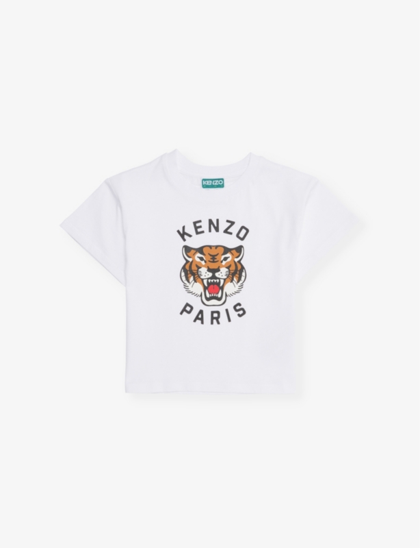 Crewneck Brand-Print Cotton-Jersey T-Shirt 4-14 Years
