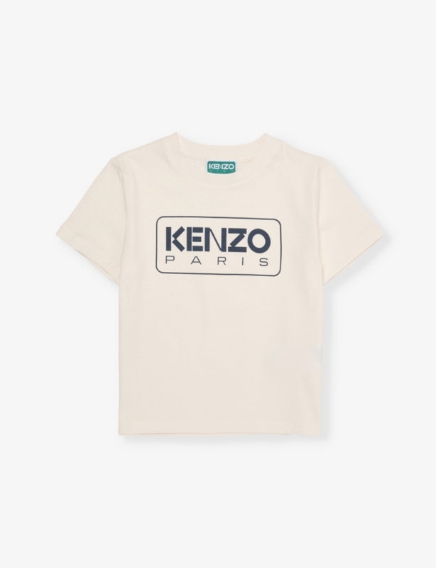 Brand-Print Crew-Neck Cotton-Jersey T-Shirt 4-14 Years
