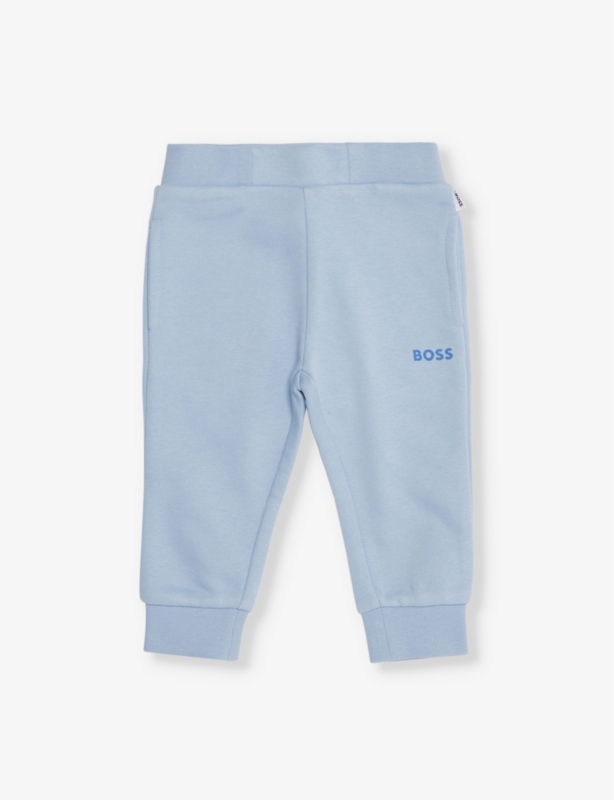 Baby Boy brand-print cotton-blend jersey jogging bottoms 9 months - 3 years